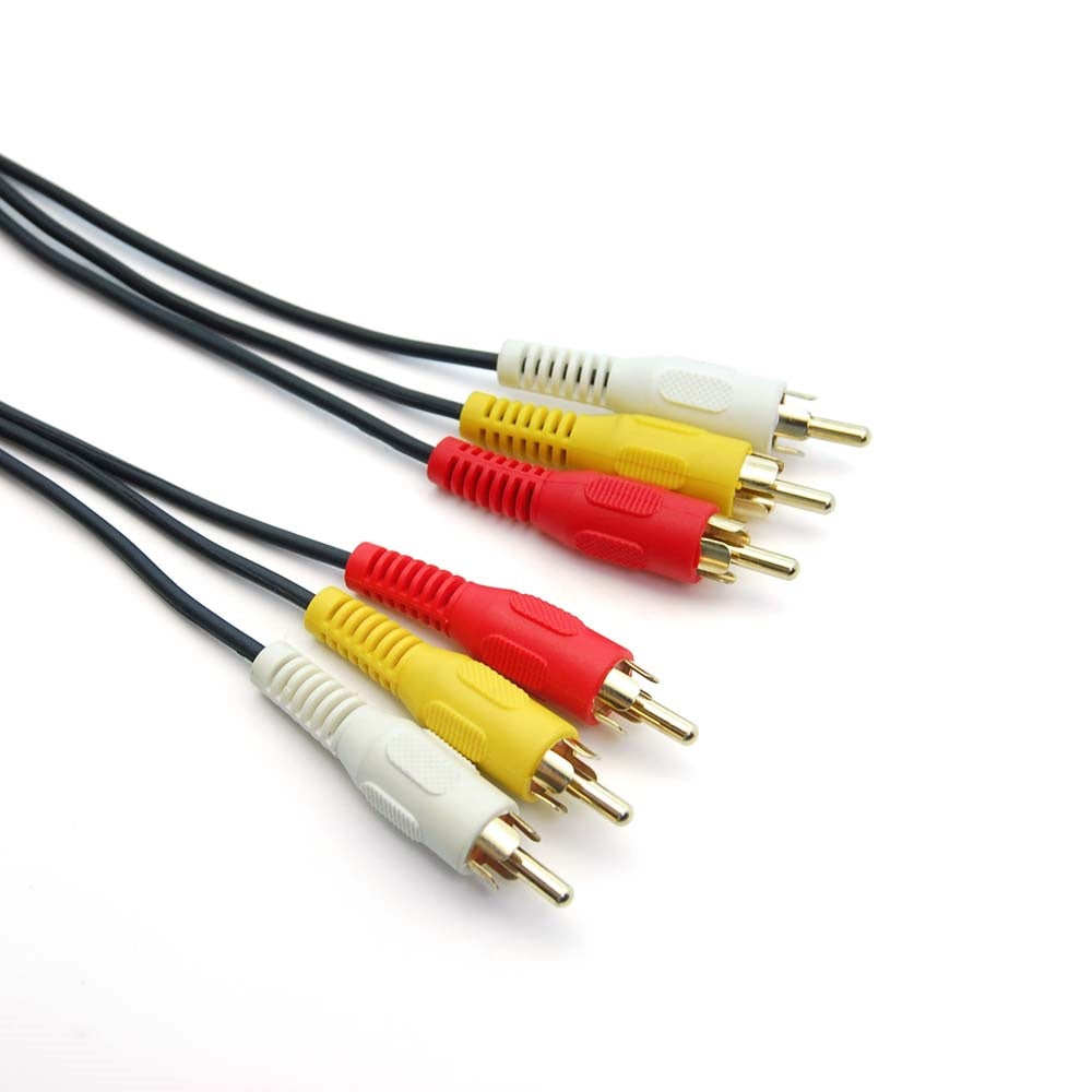 RCA M/M x 3 Audio/Video Cable Gold Plated RCA M/M x 3 Audio/Video Cable Gold Plated